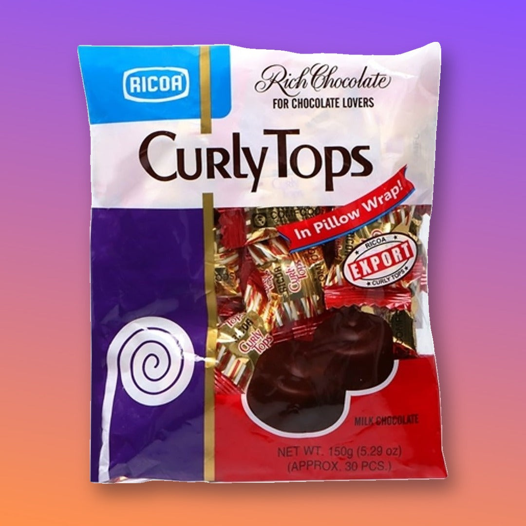 Ricoa Curly Tops Chocolate 150g