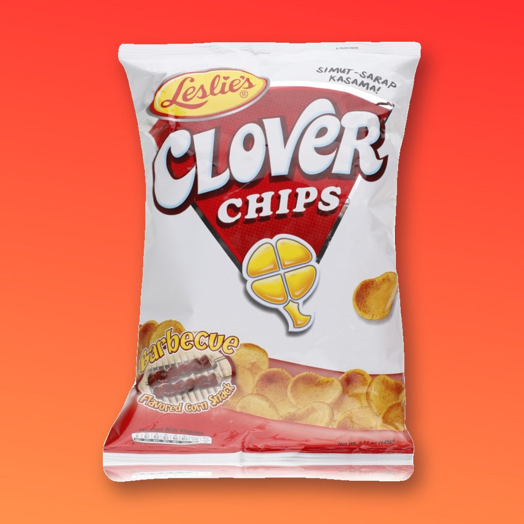 Leslie's Clover Chips Barbecue 85g