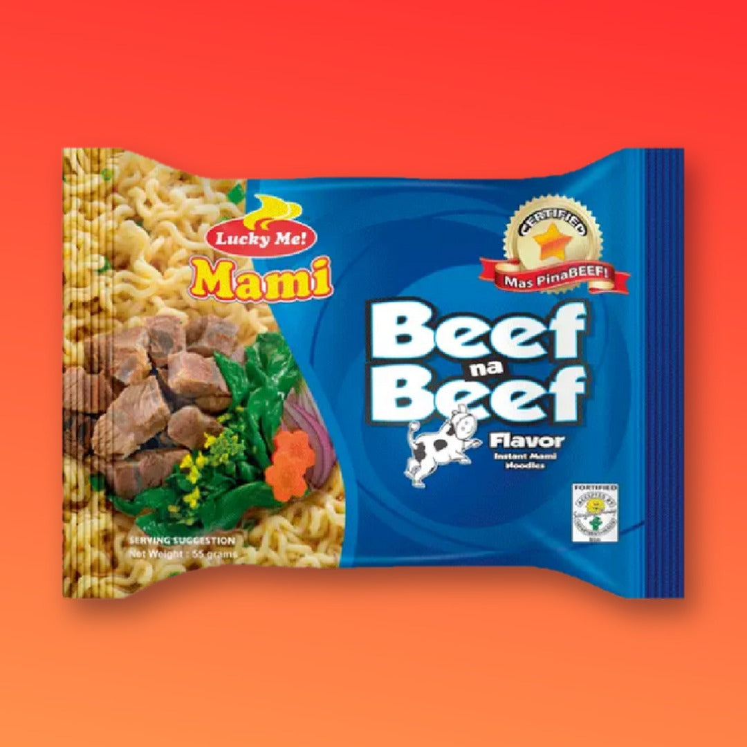 Lucky Me! Beef na Beef Instant Mami Noodle Soup 6 x 55g