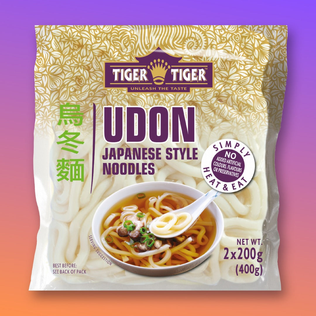 Tiger Tiger Udon Japanese Style Noodles 400g