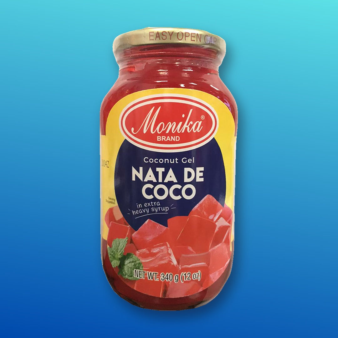 Monika Red Coconut Gel (Nata de Coco) 340g