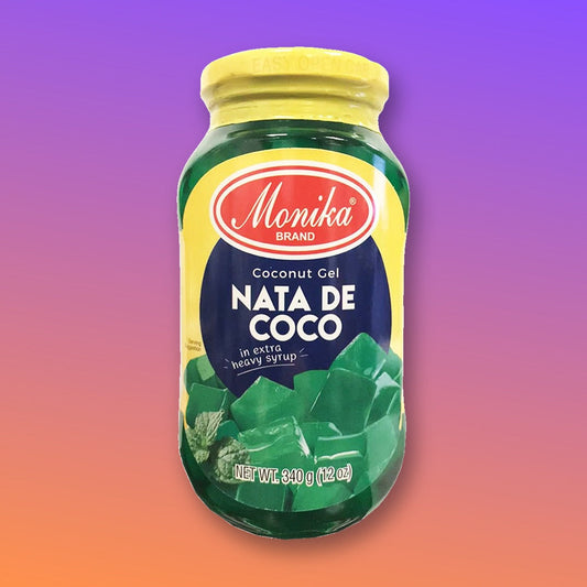 Monika Green Coconut Gel (Nata de Coco) 340g