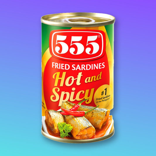555 Fried Sardines Hot & Spicy 155g