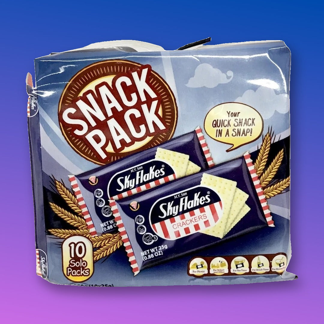 M.Y. San SkyFlakes Crackers 250g Snack Pack (10x25g)
