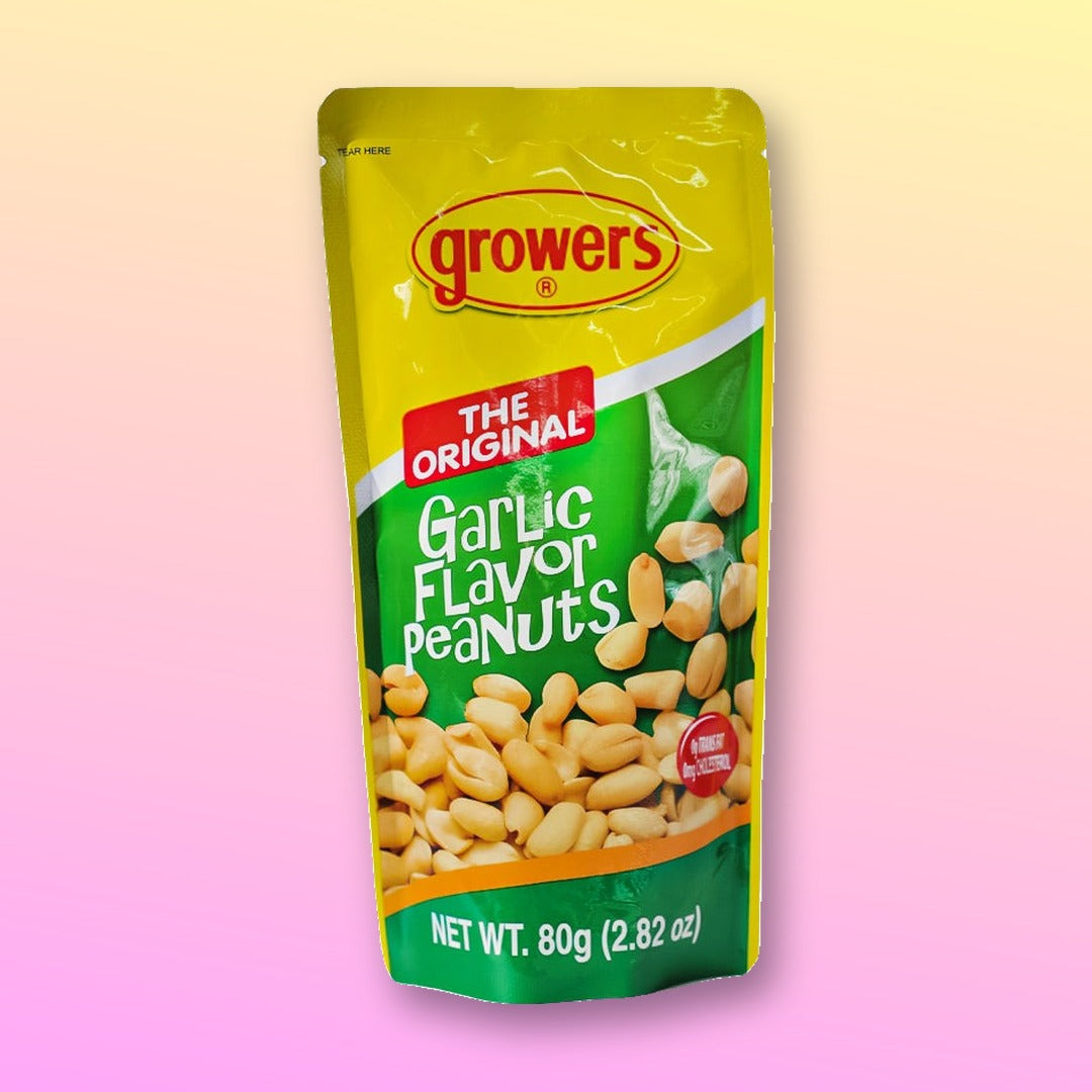 Growers Garlic Flavor Peanuts 80g