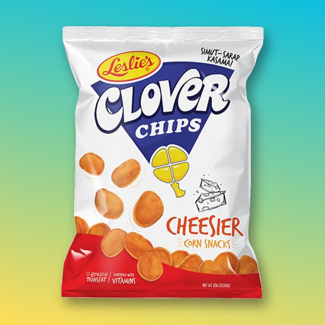 Leslie's Clover Chips Cheesier 85g