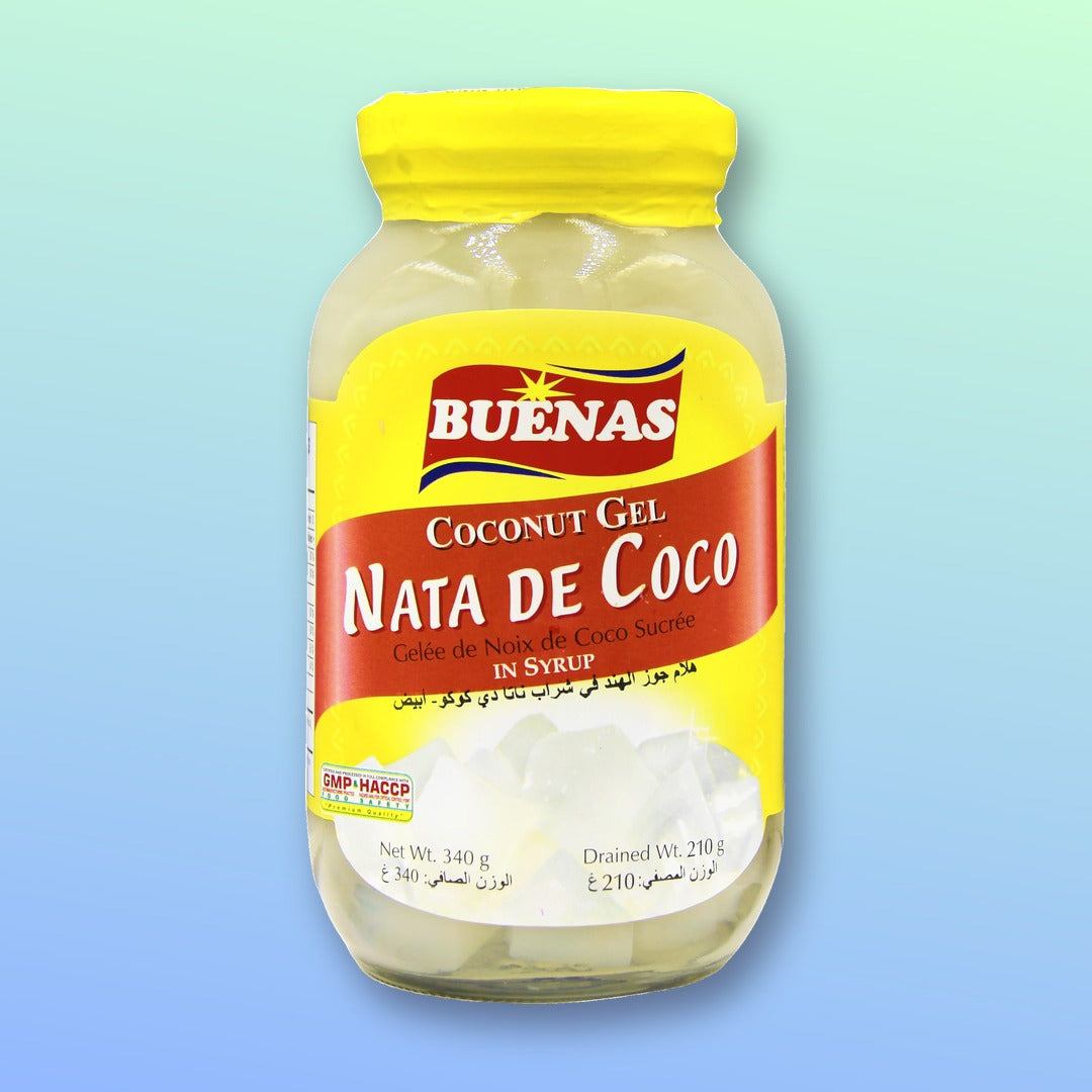 Buenas White Nata de Coco (Coconut Gel) 340g