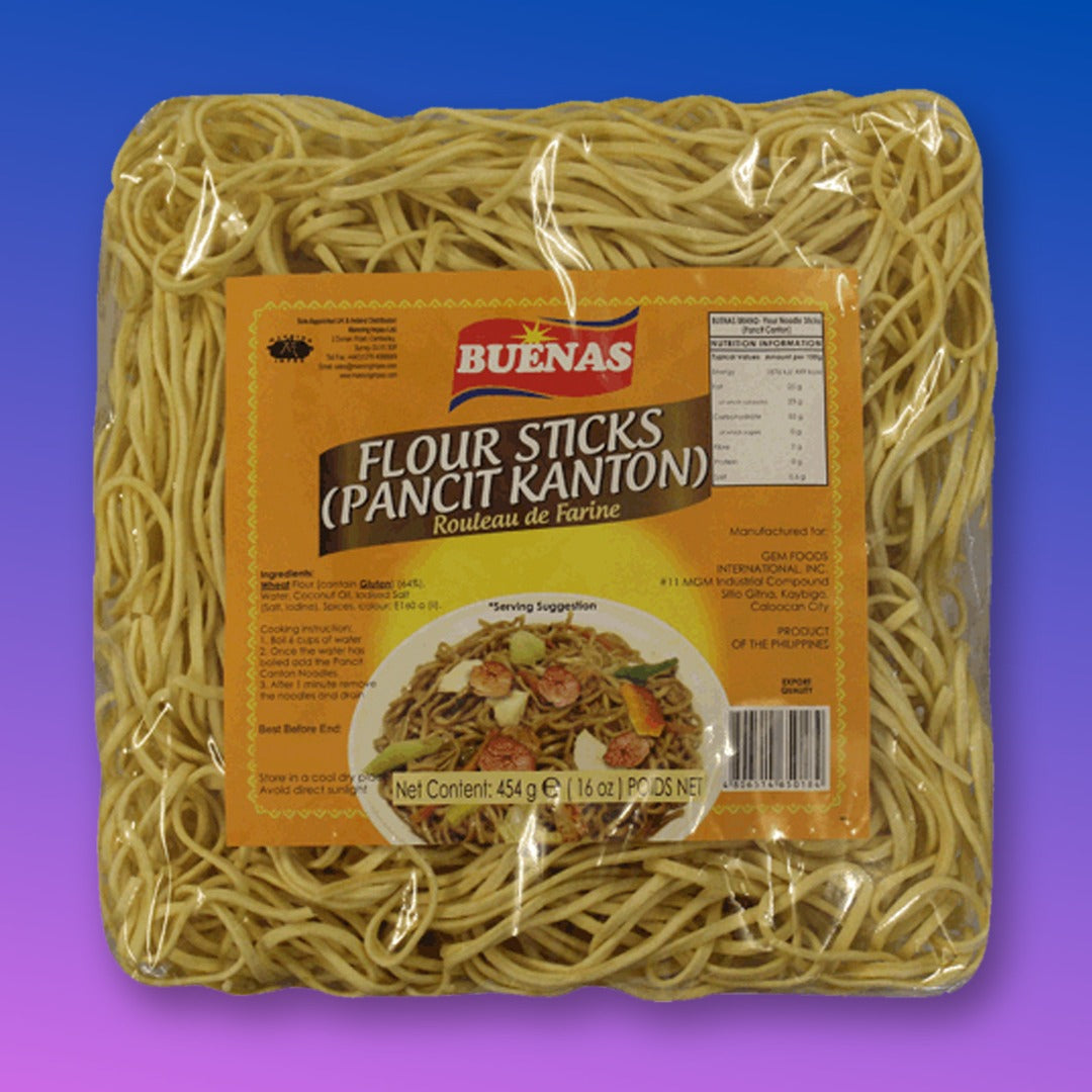 Buenas Pancit Canton (Flour Sticks) 454g
