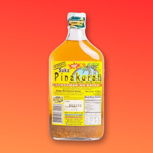 Green Gold Gourmet Suka Pinakurat Extra Hot Spiced Coconut Vinegar 375ml
