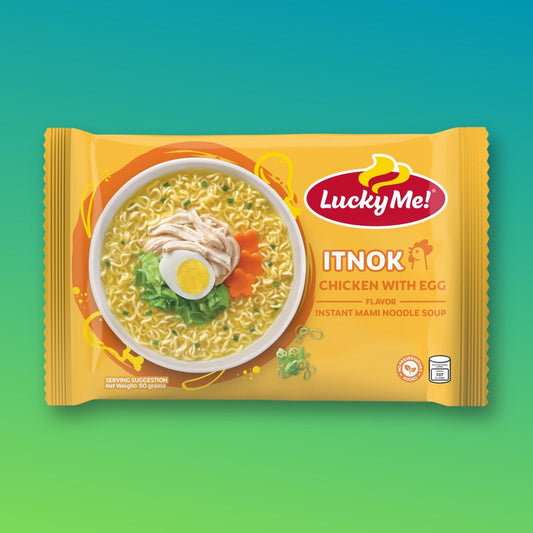 Lucky Me! Itnok Chicken with Egg Instant Mami Noodle Soup 50g
