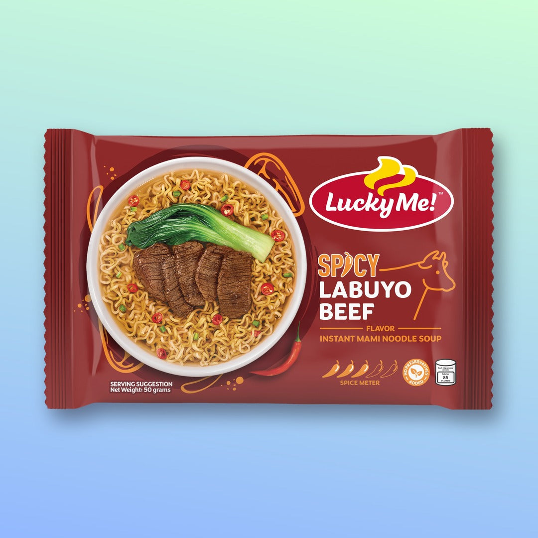 Lucky Me Instant Mami Spicy Labuyo Beef 50g