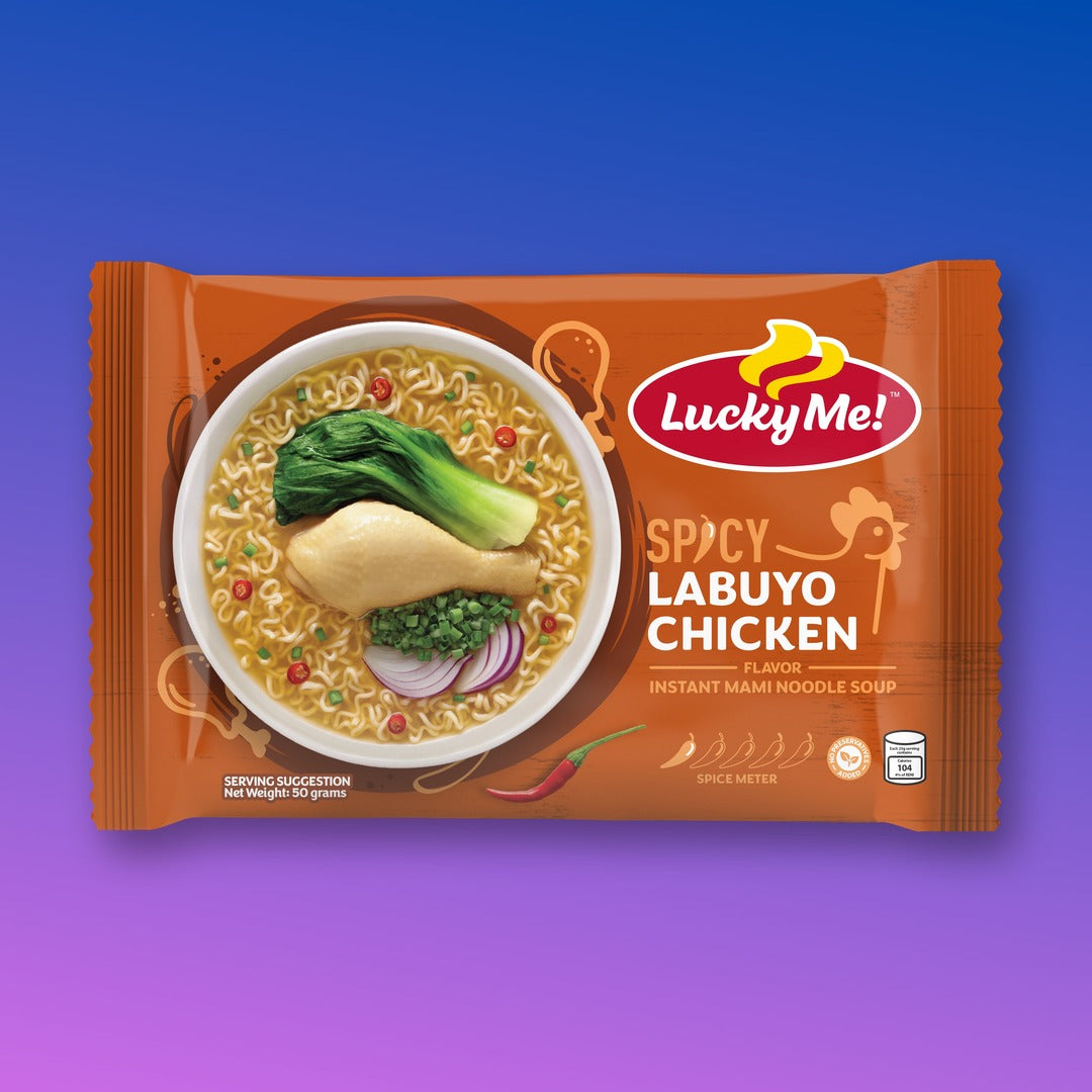 Lucky Me Instant Mami Spicy Labuyo Chicken 50g