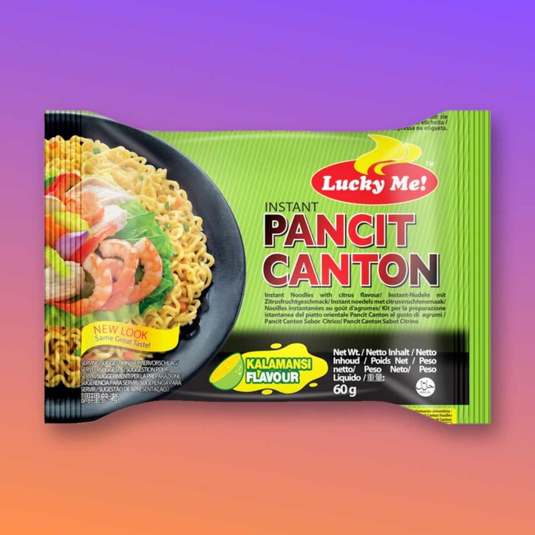Lucky Me! Pancit Canton Kalamansi Instant Stir-Fry Noodles 6 x 60g