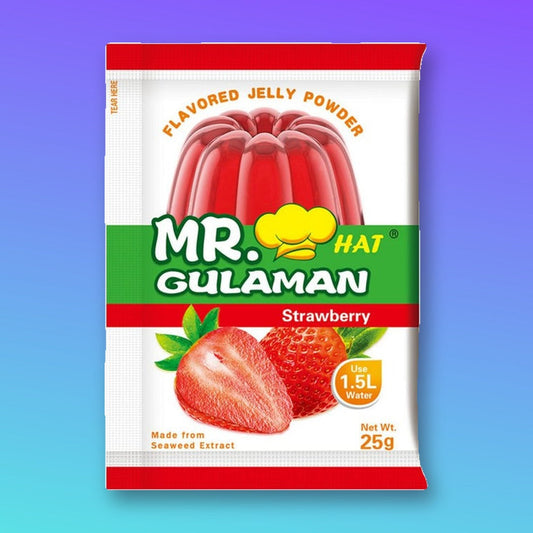 Mr. Hat Gulaman Strawberry-Flavoured Jelly Powder 25g