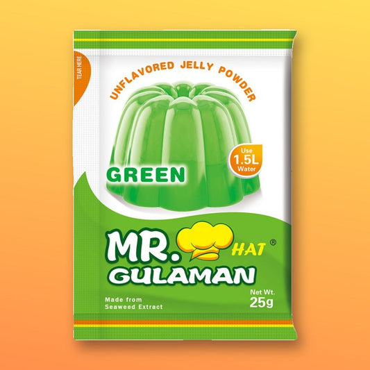 Mr. Hat Gulaman Unflavoured Green Jelly Powder 25g