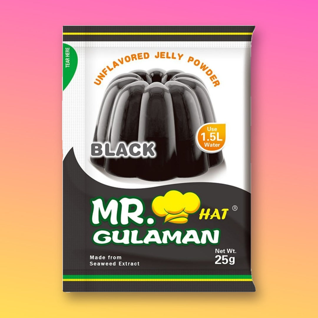 Mr. Hat Gulaman Unflavoured Black Jelly Powder 25g