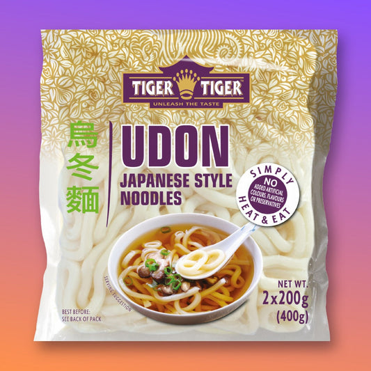 Tiger Tiger Udon Japanese Style Noodles 400g