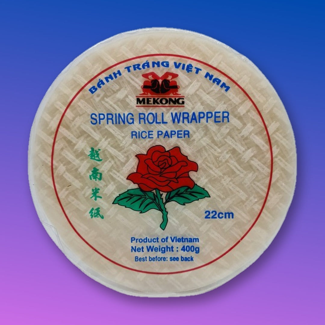 Mekong Spring Roll Rice Paper Wrappers 22cm 400g