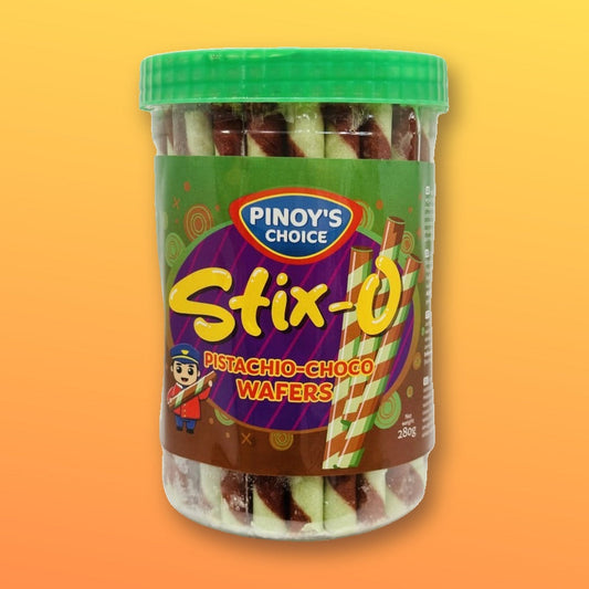 Pinoy’s Choice Stix-O Pistachio-Choco Wafer Rolls 280g