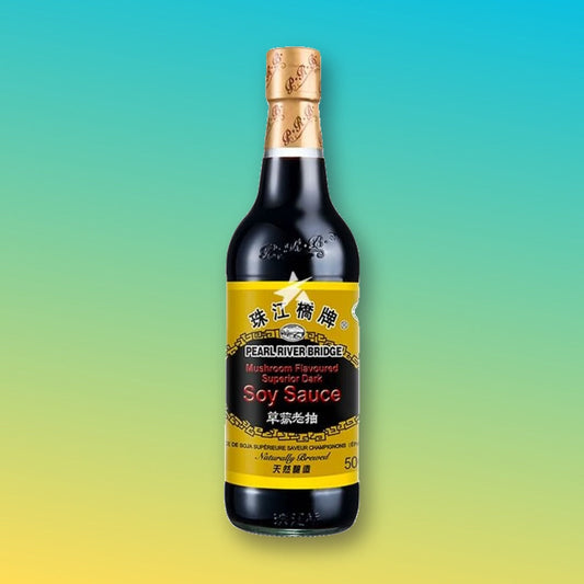 Pearl River Bridge Mushroom Flavoured Superior Dark Soy Sauce 500ml