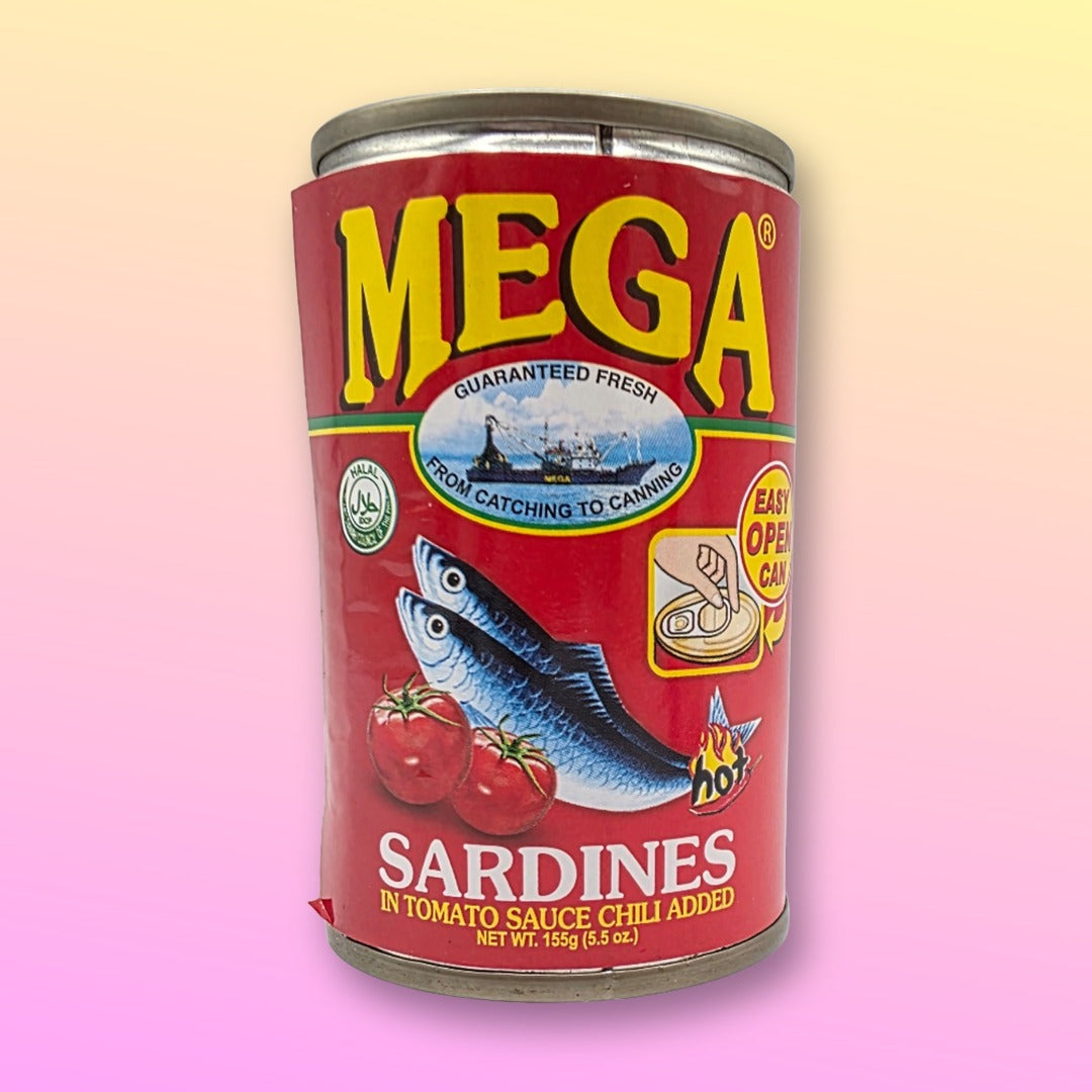 MEGA Sardines in Tomato Sauce with Chilli Twin Pack 2 × 155g