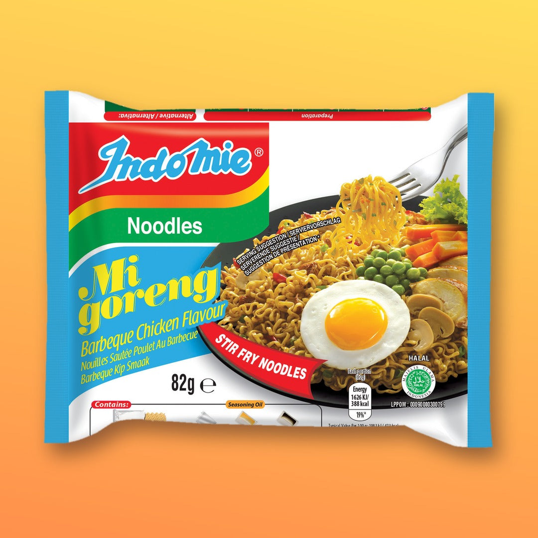Indomie Mi Goreng Barbecue Chicken Instant Noodles 5 x 82g